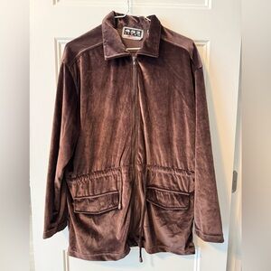 NWT Vintage 452 Fifth Velour Jacket Size Medium